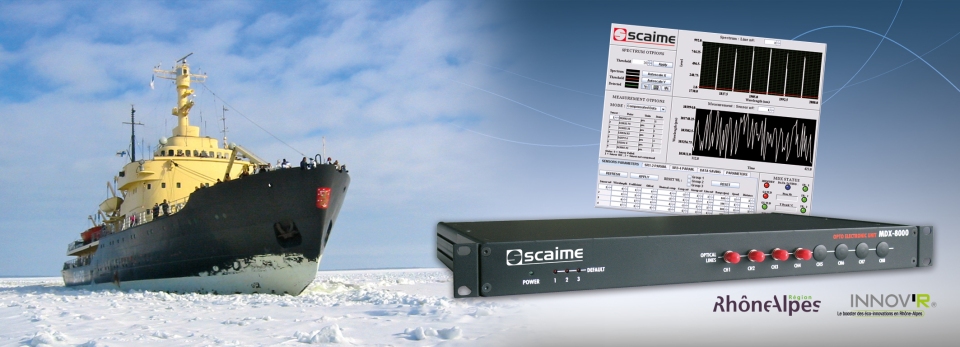 interrogateur optique MDX8000 pour capteurs à réseaux de Bragg SCAIME