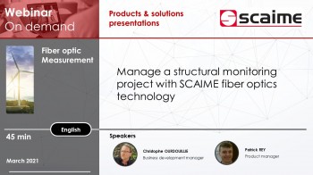Gérer un projet de surveillance de structure par fibre optique