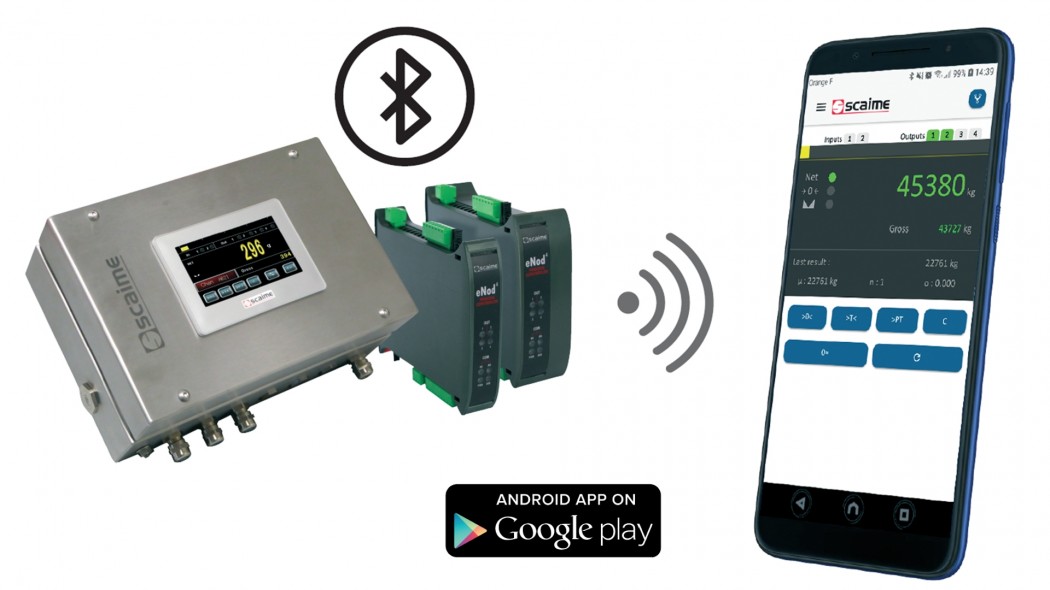 eNodApp apps android pour SCAIME eNod4