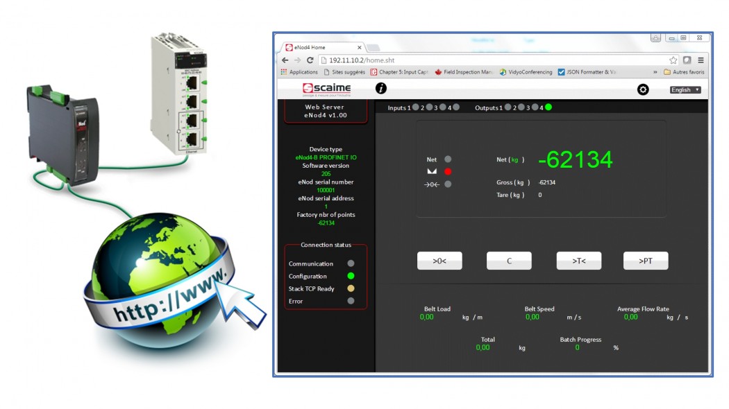 Serveur web eNod4 SCAIME