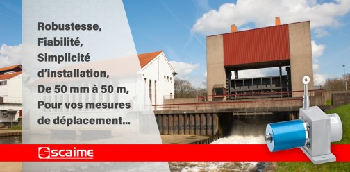 capteurs de déplacement à câble SCAIME